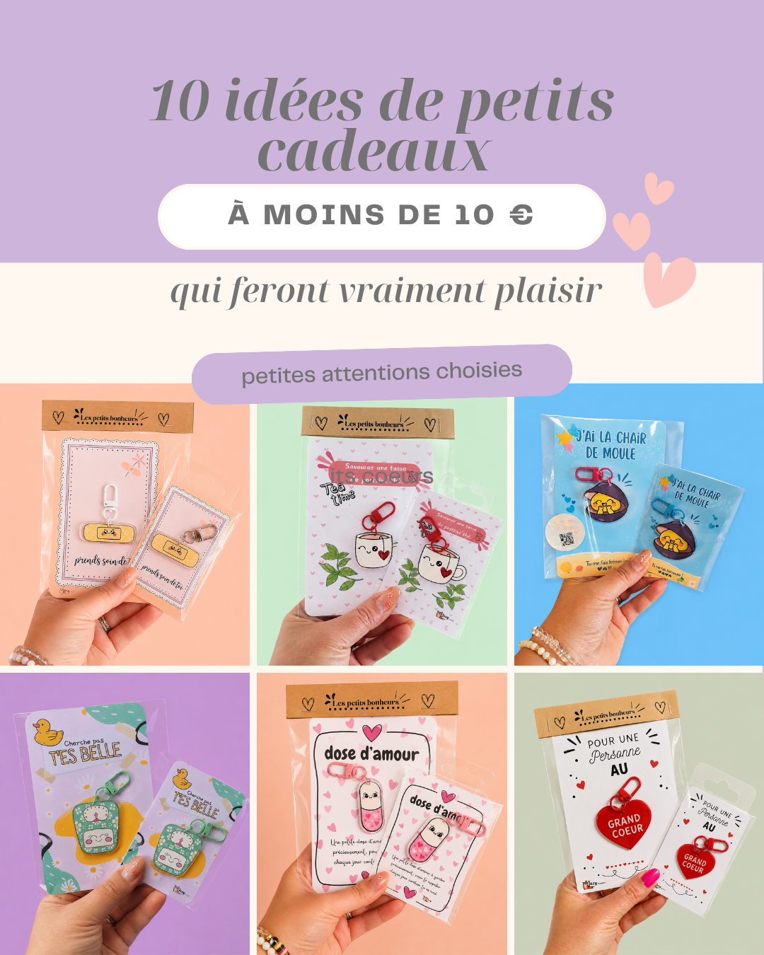 10 idées de petits cadeaux à moins de 10 € qui feront vraiment plaisir