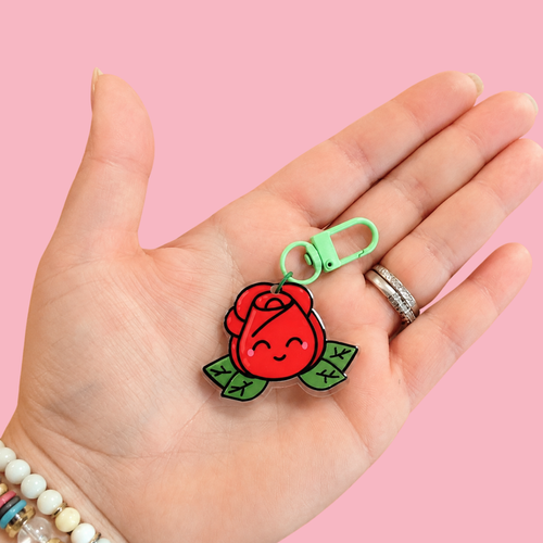 FLEUR DE ROSE ROUGE