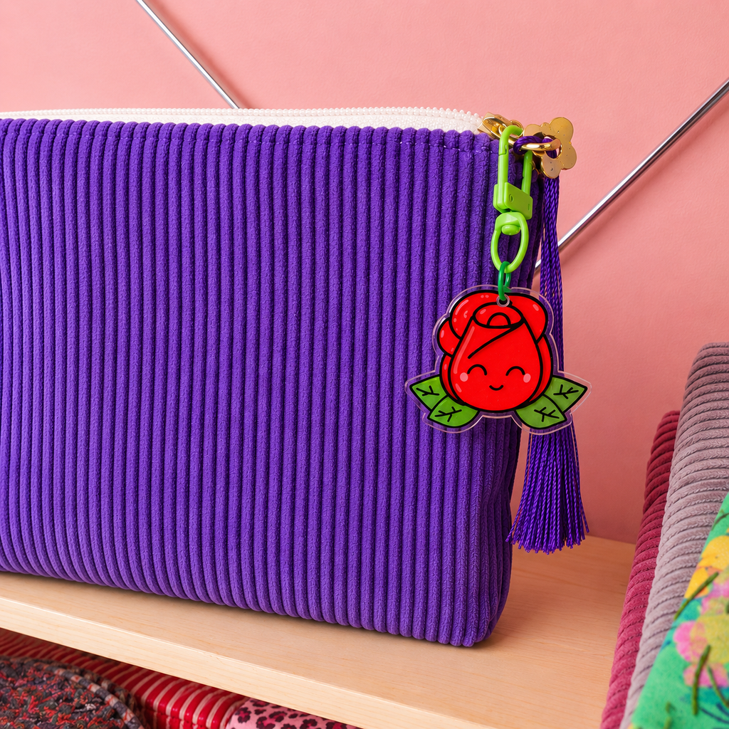 FLEUR DE ROSE ROUGE